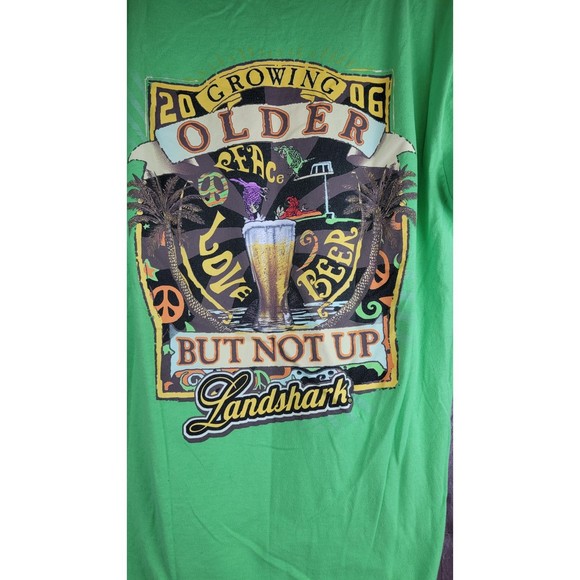 Beer 2006 Landshark "Growing Older but not up" Love beer  Size Large - Picture 3 of 4